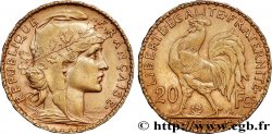 20 francs or Coq, Dieu protège la France 1905 Paris F.534/10