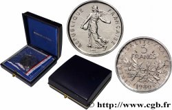 Piéfort Cu-Ni de 5 francs Semeuse, nickel 1980 Pessac GEM.154 P1 MS