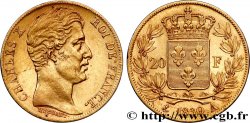 20 francs or Charles X, matrice du revers à cinq feuilles 1830 Paris F.521/6 TTB+
