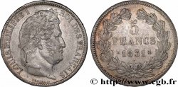 5 francs Ier type Domard, tranche en relief 1831 Toulouse F.320/9
