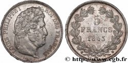 5 francs IIe type Domard 1843 Strasbourg F.324/102