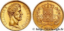 40 francs or Charles X, 1er type 1824 Paris F.543/1 SUP