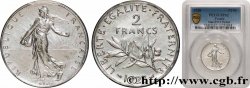 Piéfort argent de 2 francs Semeuse 1928 Paris GEM.111 P3 SUP62 PCGS
