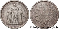 5 francs Hercule, dite “Camélinat” 1871 Paris F.334/3 TB