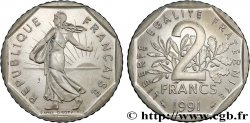2 francs Semeuse, nickel, Brillant Universel, frappe médaille 1991 Pessac F.272/16