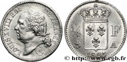 1/4 franc Louis XVIII 1823 Paris F.163/24