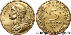 5 centimes Marianne, BU (Brillant Universel) 1998 Pessac F.125/41