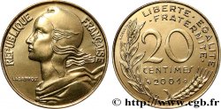 20 centimes Marianne, BU (Brillant Universel) 2001 Pessac F.156/46