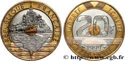 20 francs Mont Saint-Michel, BU (Brillant Universel)  1999 Pessac F.403/15