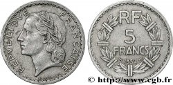 5 francs Lavrillier, aluminium 1952  F.339/22