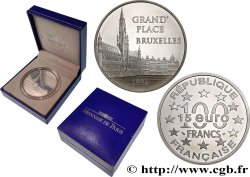Belle Épreuve 15 euro / 100 francs - La Grand’Place (Bruxelles, Belgique) 1996  F5.2023 1