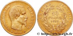 10 francs or Napoléon III, tête nue 1859 Strasbourg F.506/8