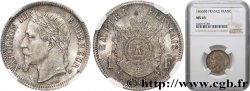 1 franc Napoléon III, tête laurée 1866 Strasbourg F.215/4