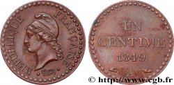 Un centime Dupré, IIe République 1849 Paris F.101/4