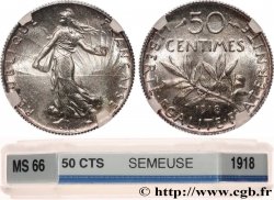50 centimes Semeuse 1918 Paris F.190/25