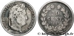 50 centimes Louis-Philippe 1847 Strasbourg F.183/14