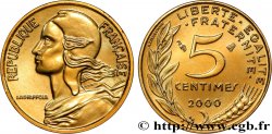 5 centimes Marianne, BU (Brillant Universel) 2000 Pessac F.125/44