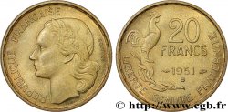 20 francs G. Guiraud 1951 Beaumont-Le-Roger F.402/8