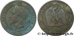 Dix Centimes Napoléon tête laurée 1865 Strasbourg F.134/17