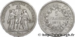 5 francs Hercule, Petites étoiles 1872 Paris F.334/7
