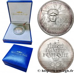 Piéfort Brillant Universel de 100 francs Liberté (Statue de la) 1986 Pessac F.454/2P