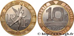 10 francs Génie de la Bastille, Belle Épreuve 1993 Pessac F.375/10 var.