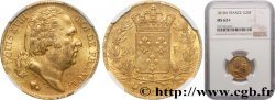 20 francs or Louis XVIII, tête nue 1818 Paris F.519/10