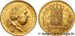 40 francs or Louis XVIII 1818 Lille F.542/8