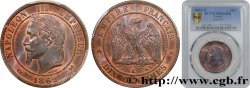 Dix centimes Napoléon III, tête laurée 1862 Bordeaux F.134/9