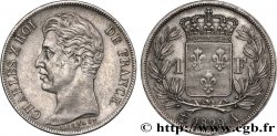 1 franc Charles X, matrice du revers à quatre feuilles 1829 Paris F.207A/12