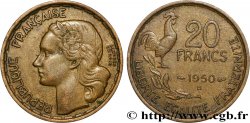 20 francs Georges Guiraud, 4 faucilles 1950 Beaumont-Le-Roger F.401/3