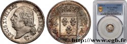 1/4 franc Louis XVIII 1822 Paris F.163/21