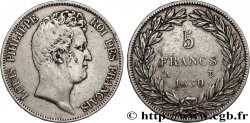5 francs type Tiolier sans le I, tranche en relief 1830 Paris F.314/1