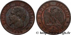 Un centime Napoléon III, tête nue 1856 Rouen F.102/27