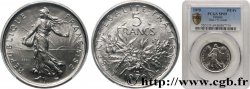Essai de 5 francs Semeuse, nickel 1970 Paris F.341/1 ST69 PCGS