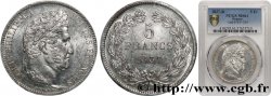 5 francs IIe type Domard 1837 Rouen F.324/62 VZ61 PCGS