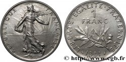 1 franc Semeuse, nickel, BU (Brillant Universel), frappe médaille 1991 Pessac F.226/37