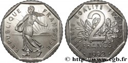 2 francs Semeuse, nickel, BU (Brillant Universel) frappe médaille 1992 Pessac F.272/18