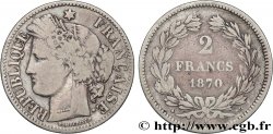 2 francs Cérès, sans légende 1870 Paris F.264/1