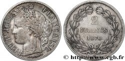 2 francs Cérès, sans légende 1870 Bordeaux F.264/2