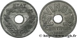 Essai de VINGT centimes État français 1941 Paris F.152/1