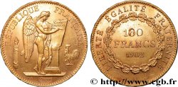 100 francs or Génie, tranche inscrite en relief Dieu protège la France 1902 Paris F.552/15