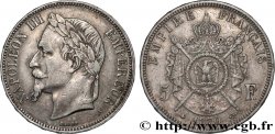 5 francs Napoléon III, tête laurée 1870 Paris F.331/16