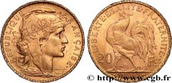 20 francs or Coq, Dieu protège la France 1905 Paris F.534/10