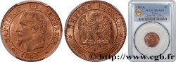 Deux centimes Napoléon III, tête laurée 1862 Bordeaux F.108A/7