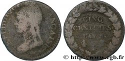 Cinq centimes Dupré, grand module 1797 Limoges F.115/23