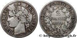 2 francs Cérès, avec légende 1871 Paris F.265/5