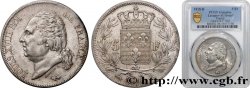 5 francs Louis XVIII, tête nue 1818 Rouen F.309/29