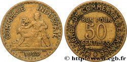 50 centimes Chambres de Commerce 1929  F.191/11