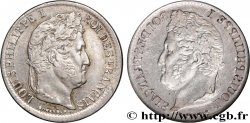 1/2 franc (ou 50 centimes) Louis-Philippe, Frappe incuse n.d. s.l. F.182/183/- var. AU